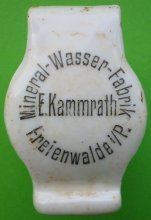 Chociwel E. Kammrath Mineral-Wasser-Fabrik porcelanka 04